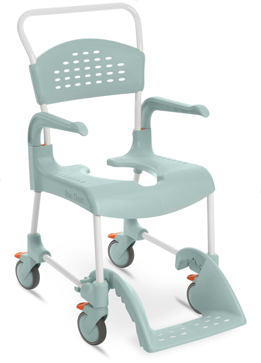 Clean Shower Commode Chair - Green